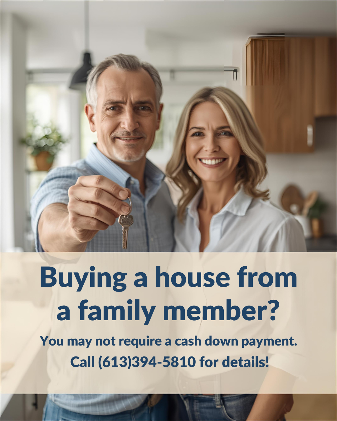 Purchase from a family member with no down payment